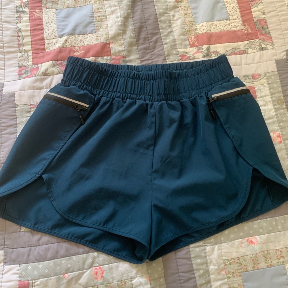 Women's Blue Athletic Shorts